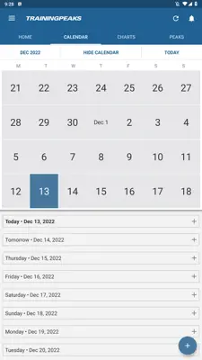 TrainingPeaks android App screenshot 1